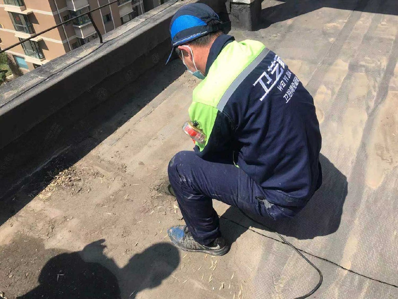 卫艺家房顶防水补漏施工,南通房顶防水补漏